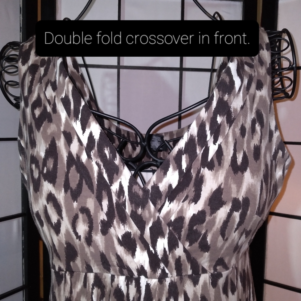 2A. Ann Taylor [Est. 1954] Leopard Print Dress - Picture 5 of 14